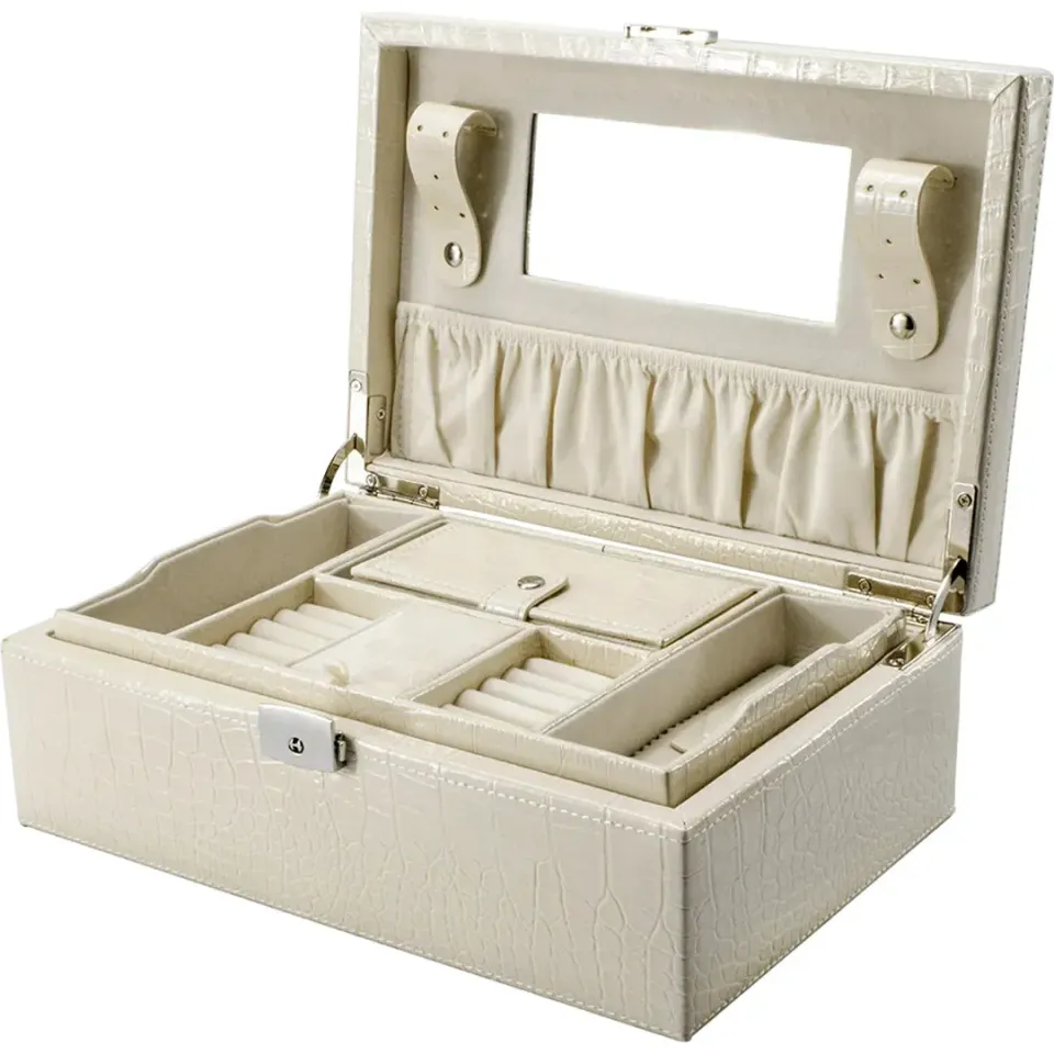 Barska Cheri Bliss BF12504 sieradendoos creme croco slot