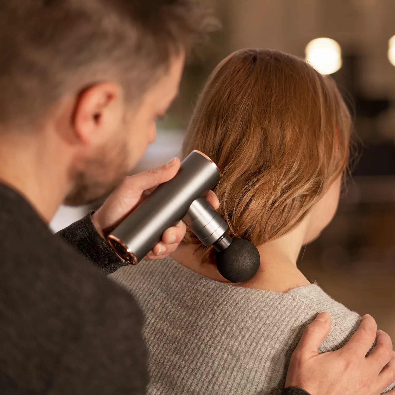 Maginon MMP-1 mini massagepistool met 4 opzetstukken