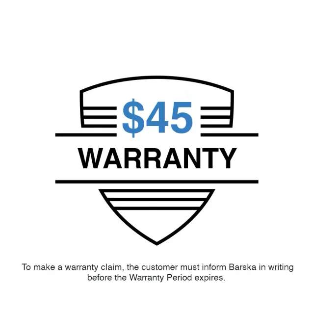 Barska garantieafhandeling service 45 USD