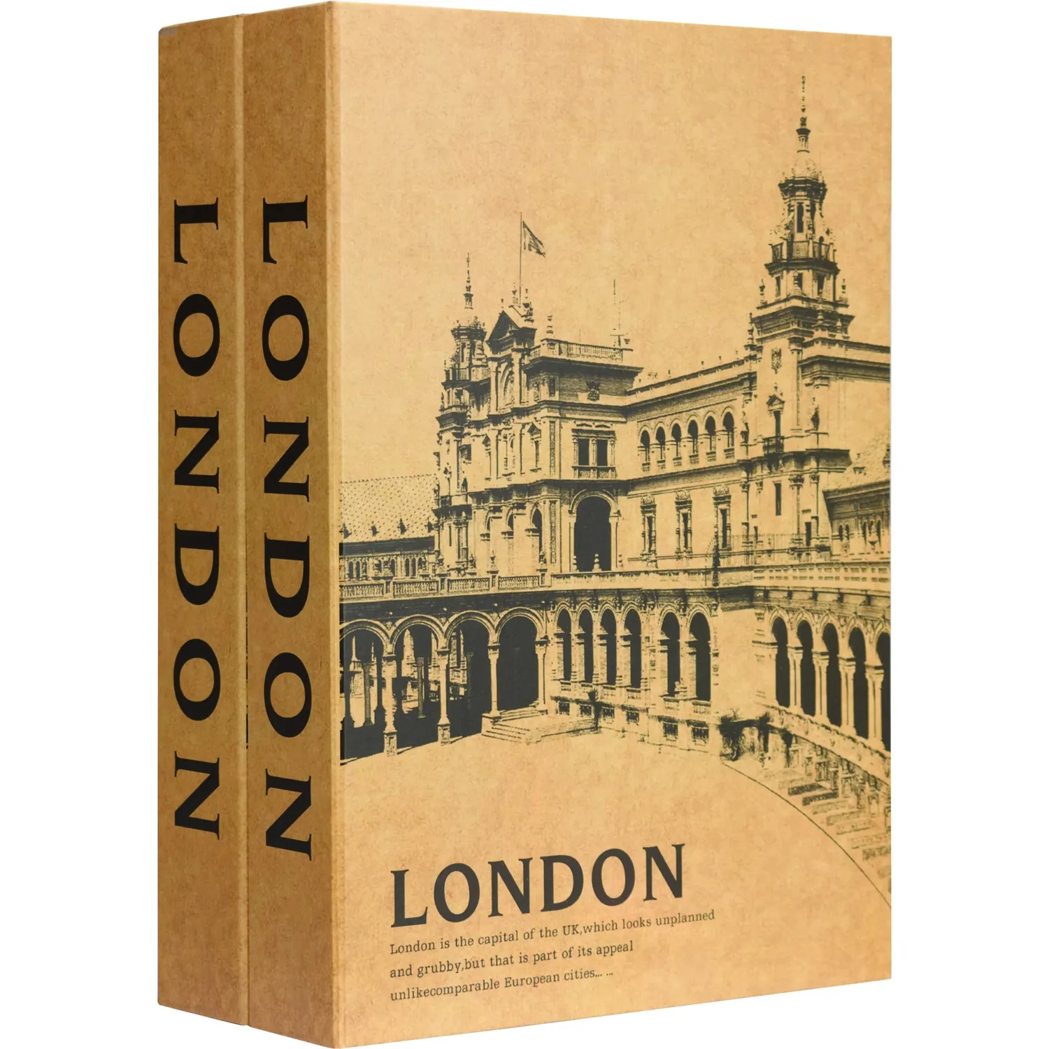 Barska Paris & London CB12470 boekkluis dubbel met sleutel