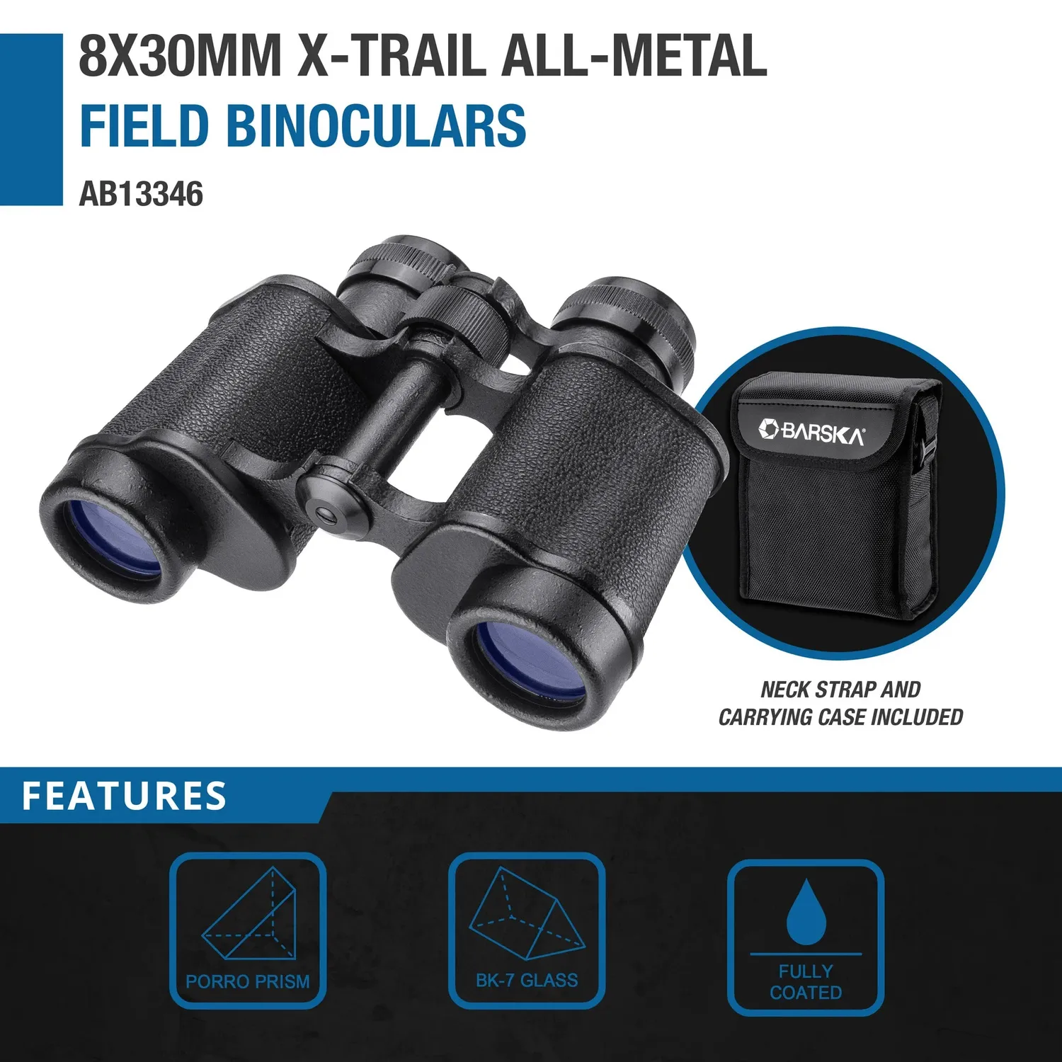 Barska X-Trail AB13346 verrekijker 8x30 metaal
