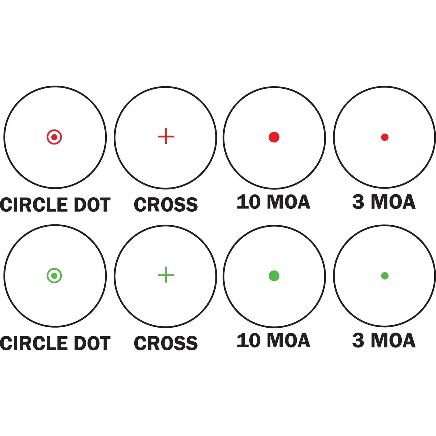 Barska Electro Sight AC11704 red dot 1x 4 reticles