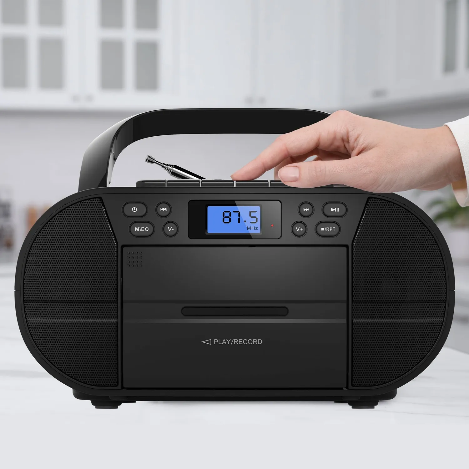 Maginon CB-1 boombox met CD cassette USB radio