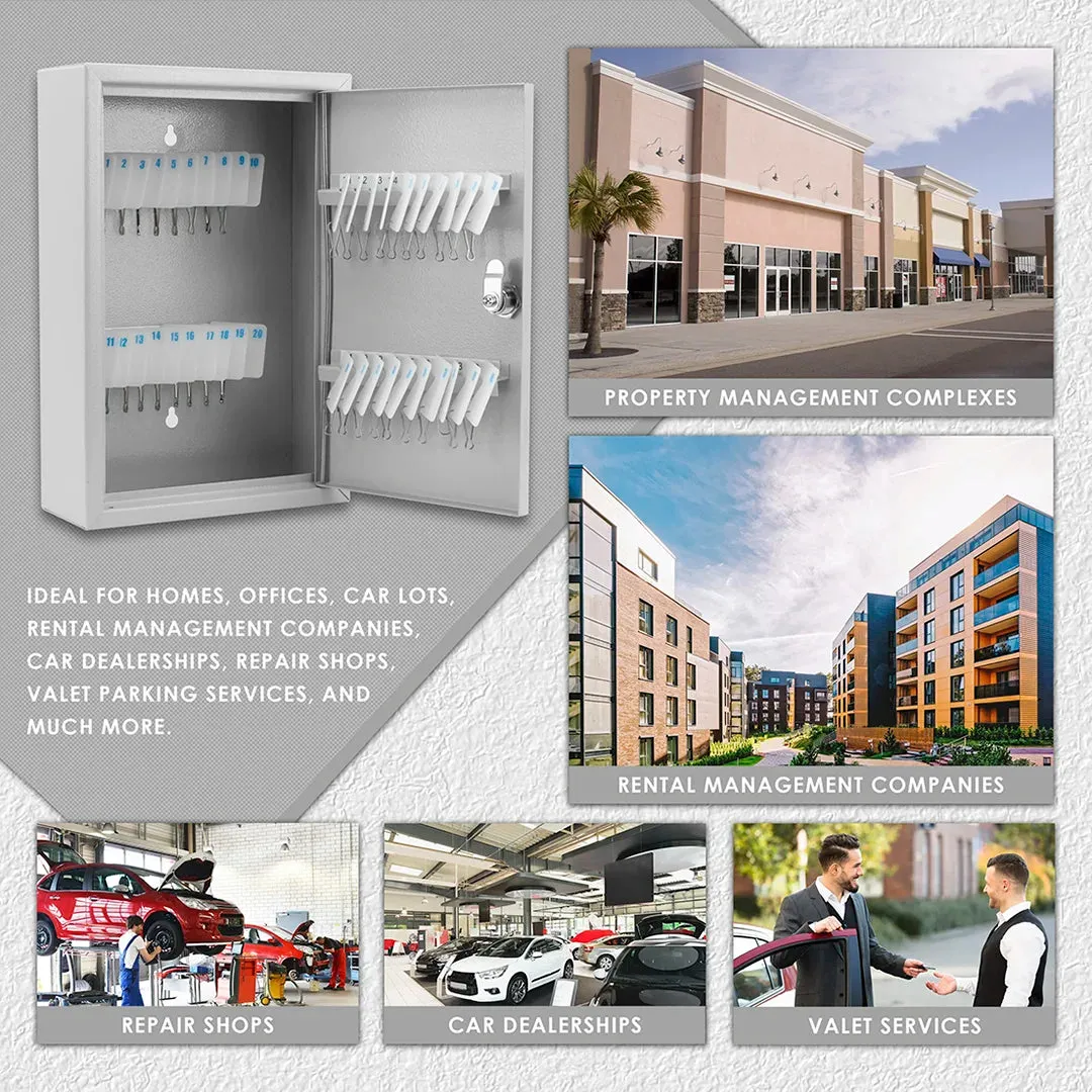 Barska CB13364 sleutelkast 40 sleutels staal met tags