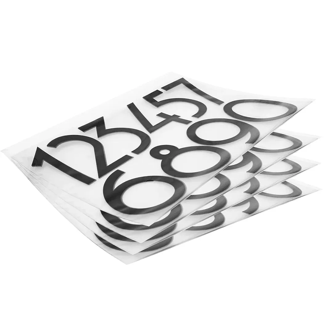 Barska AF13714 huisnummer stickers 10 cm zwart 40 stuks