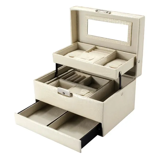 Barska Cheri Bliss BF12502 sieradendoos creme croco