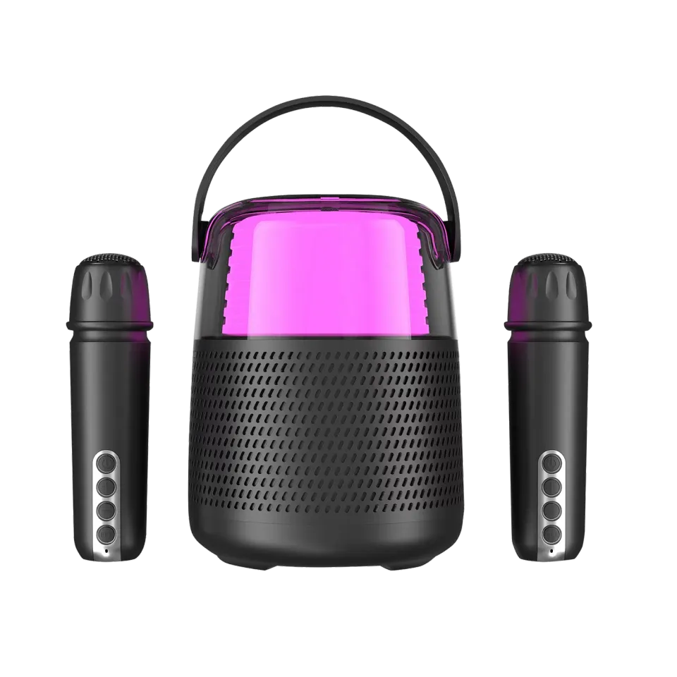 Maginon KKS-2M karaoke speaker zwart met microfoon