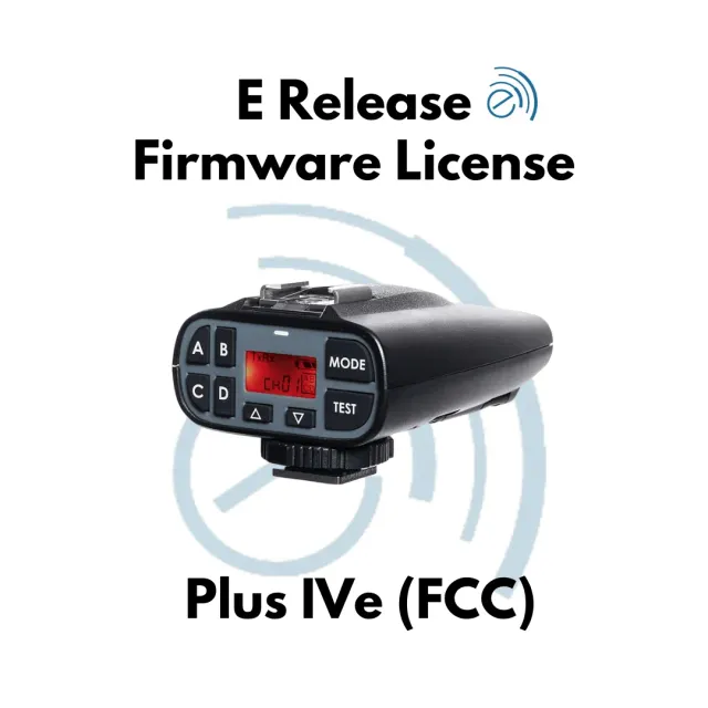 PocketWizard Plus IV E Release firmware licentie FCC