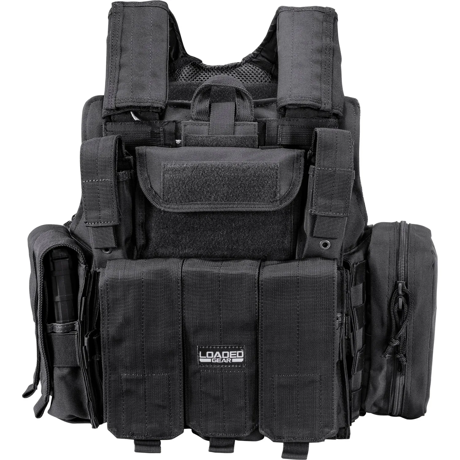 Barska Loaded Gear VX-300 tactisch vest zwart 7 vakken