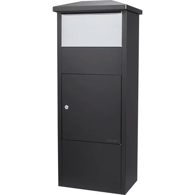Barska MPB-500 pakketbox met klep zwart staal