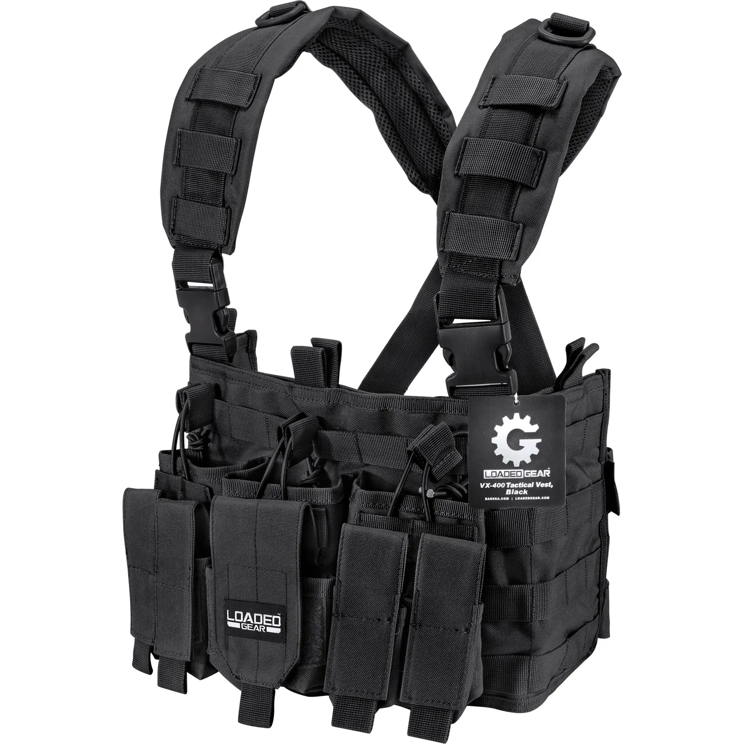 Barska Loaded Gear VX-400 chest rig zwart molle