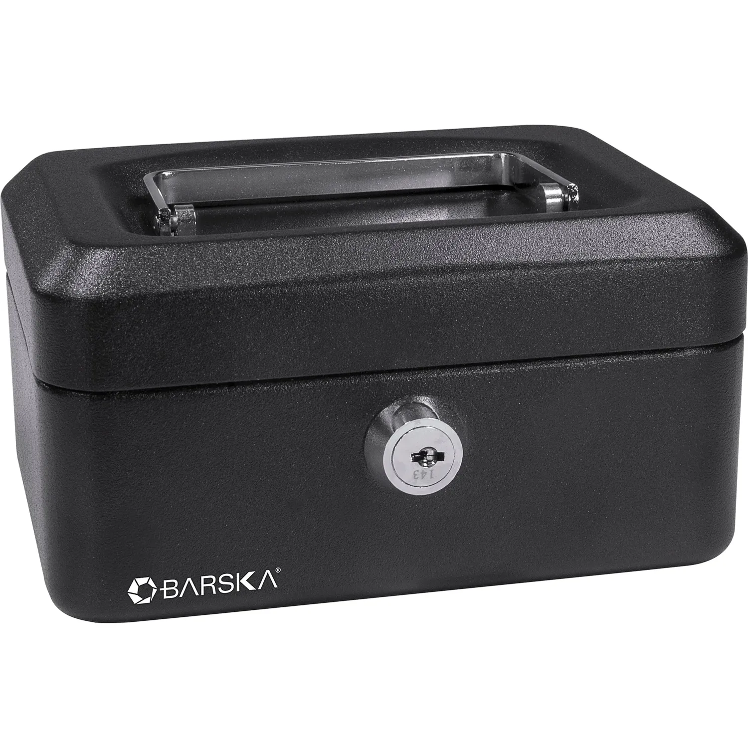 Barska CB11828 geldkistje 6 inch met sleutelslot extra klein