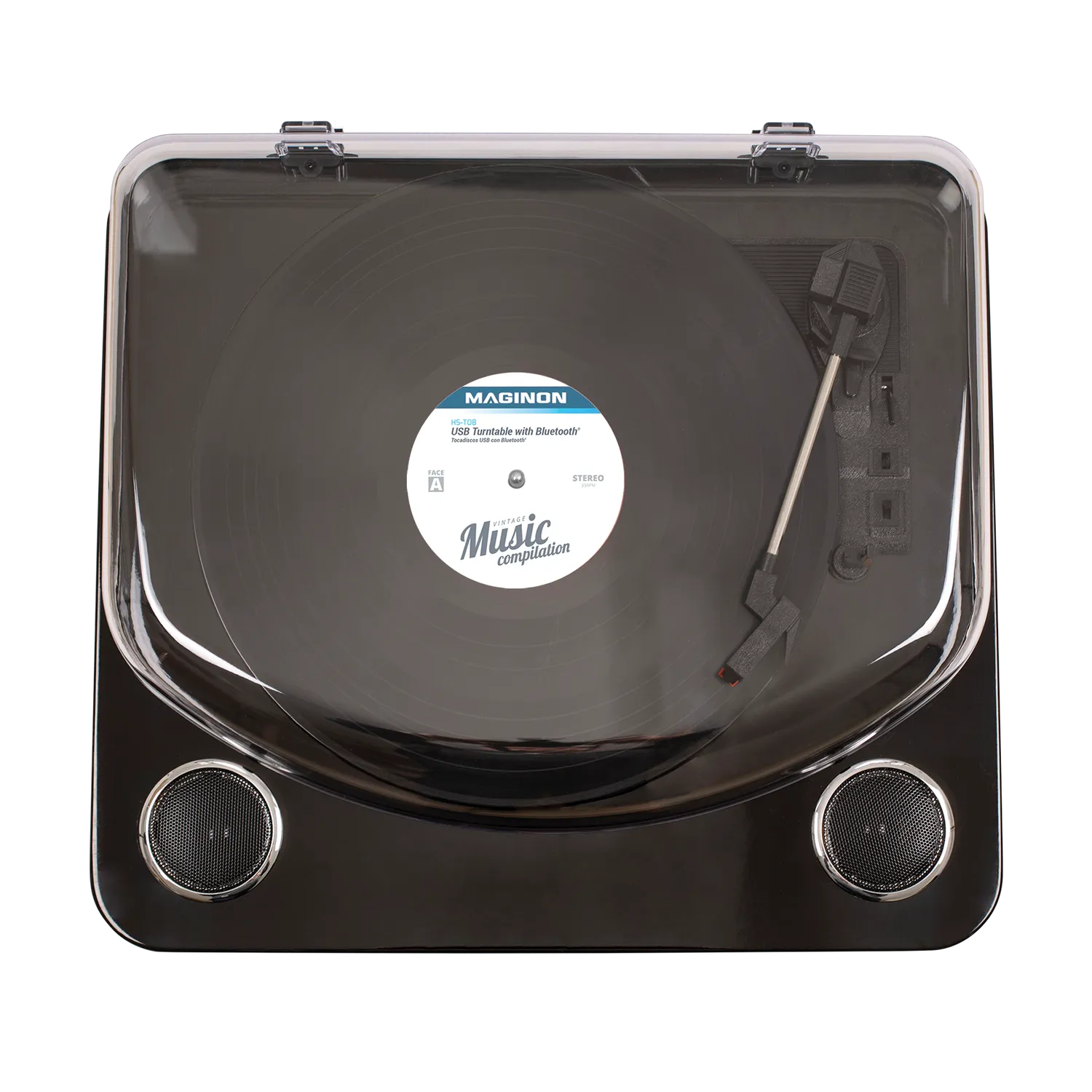 Maginon HS-T08 platenspeler zwart USB MP3 B-ware
