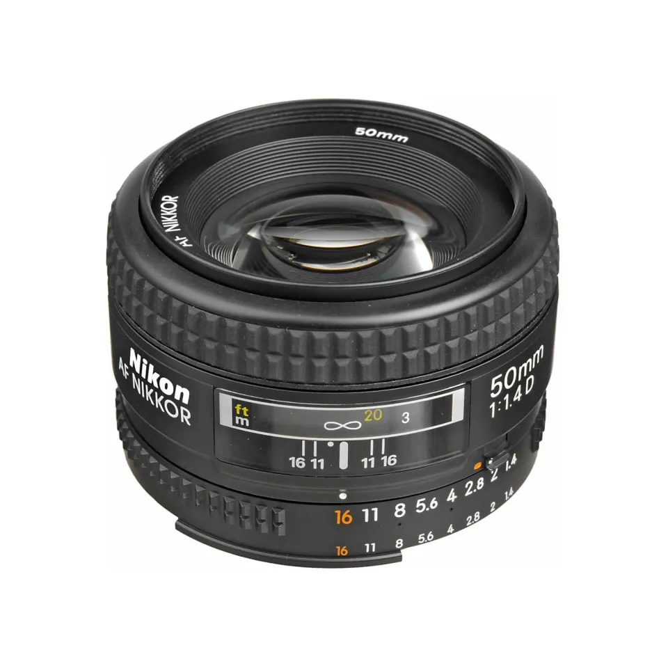 Nikon AF 50mm f/1.4D objectief lichtsterk portret
