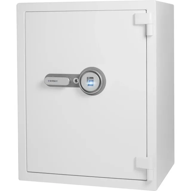 Barska biometrische kluis 127L brandwerend wit vingerafdruk