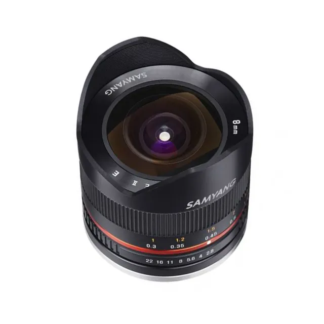 Samyang 8mm F2.8 II fisheye objectief compact