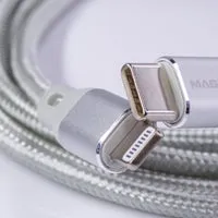 Maginon Lightning-naar-USB-C kabel 1,2 m nylon B-Ware
