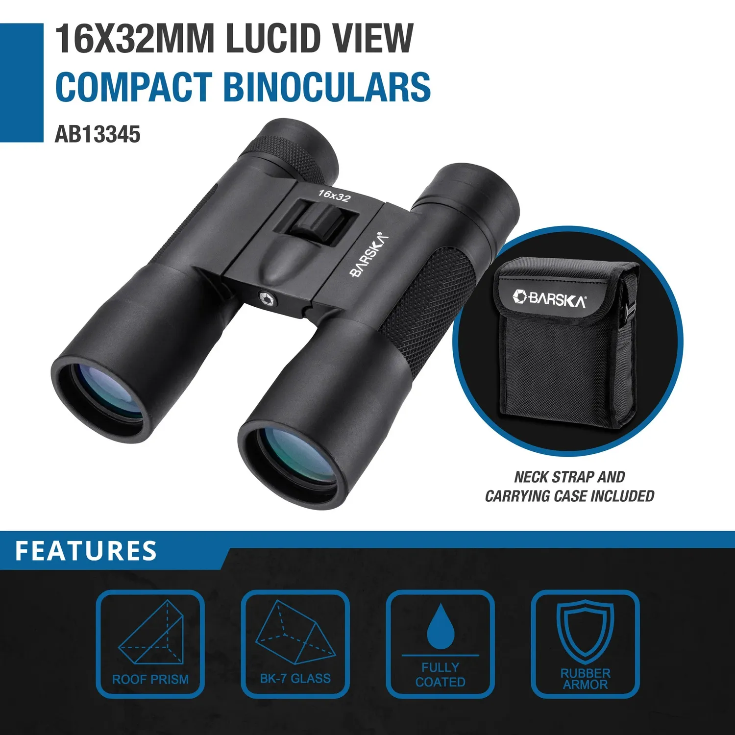 Barska Lucid View AB13345 verrekijker 16x32 compact