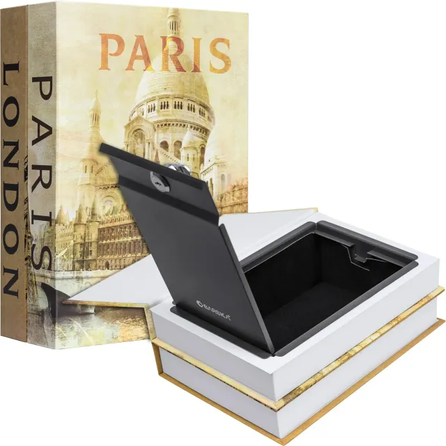 Barska Paris & London CB12470 boekkluis dubbel met sleutel