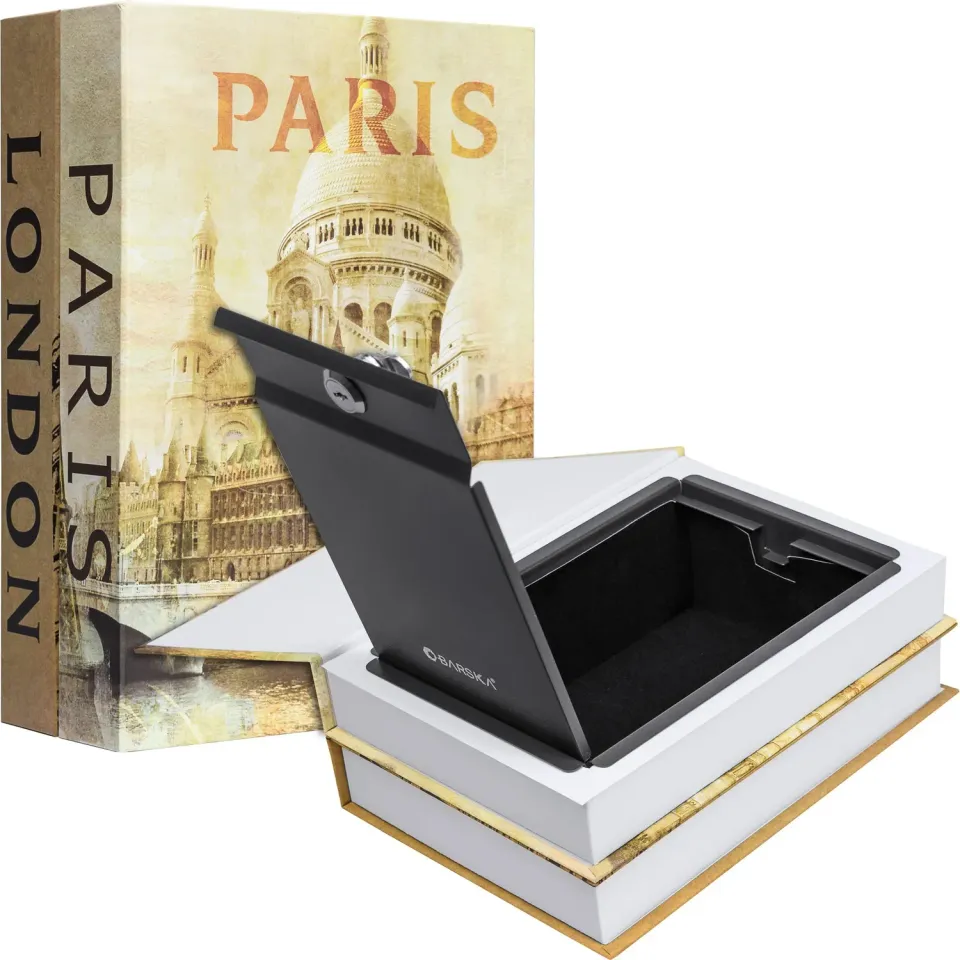 Barska Paris & London CB12470 boekkluis dubbel met sleutel