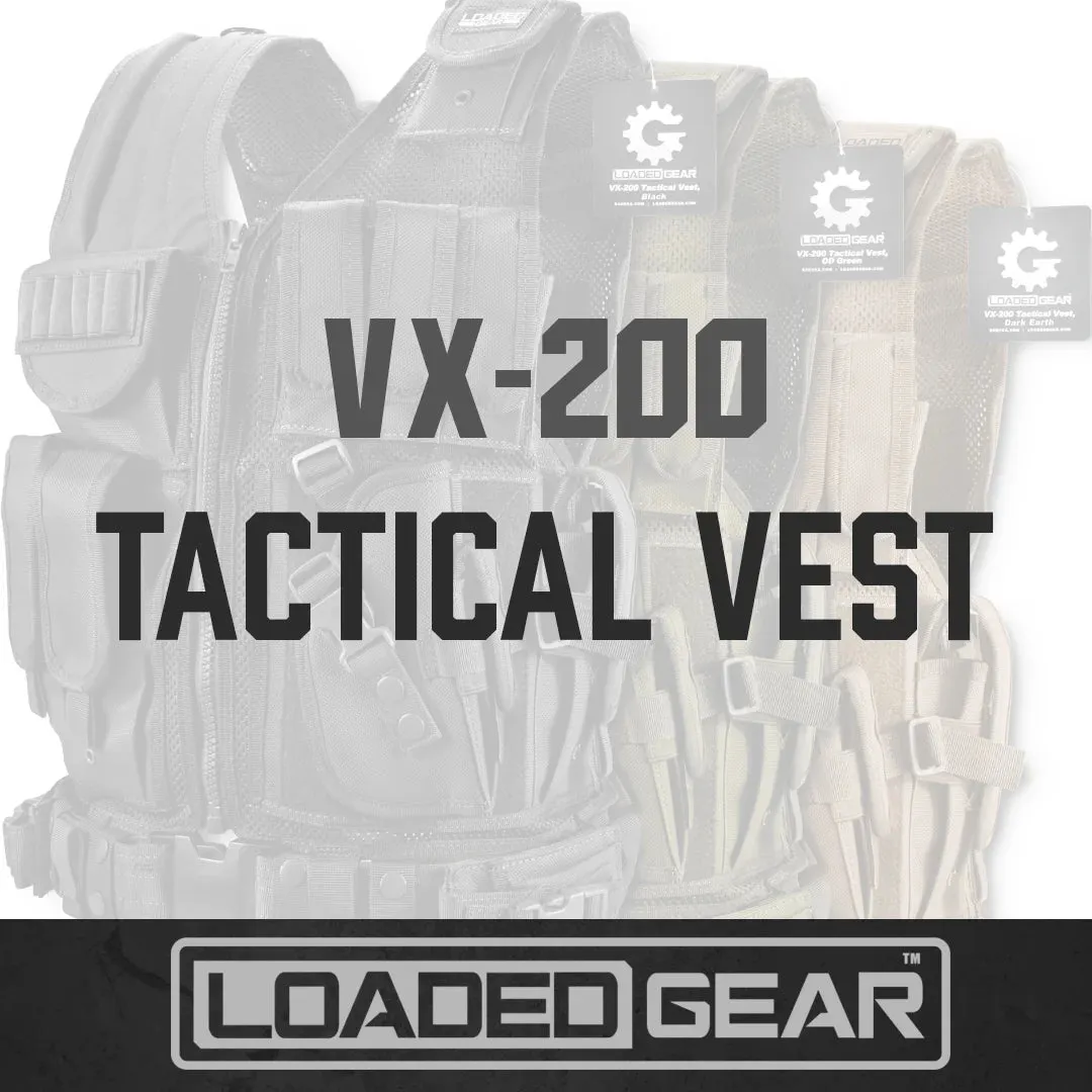 Barska Loaded Gear VX-200 vest zwart tactisch S-3XL