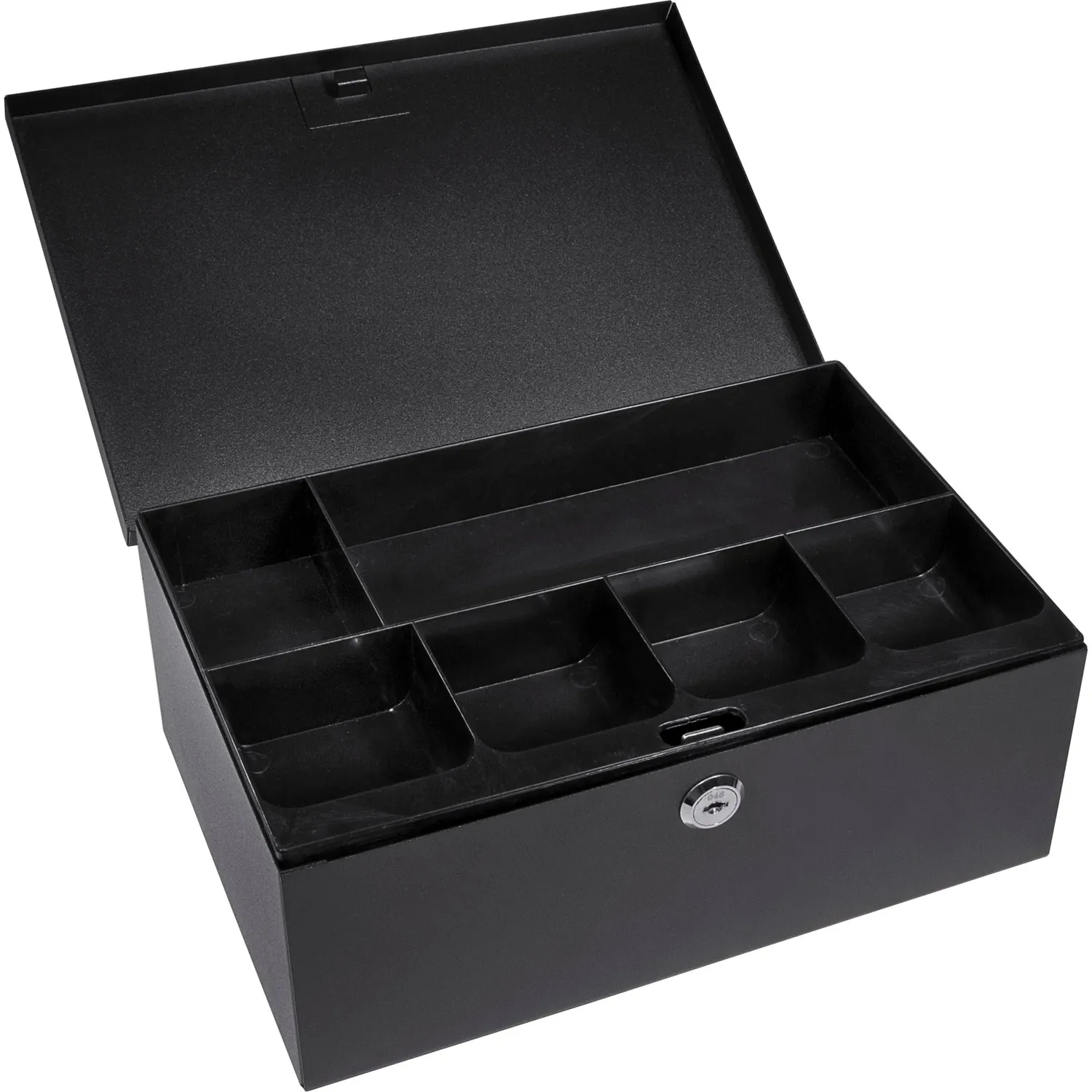 Barska CB11792 geldkist met sleutelslot 6-vaks tray