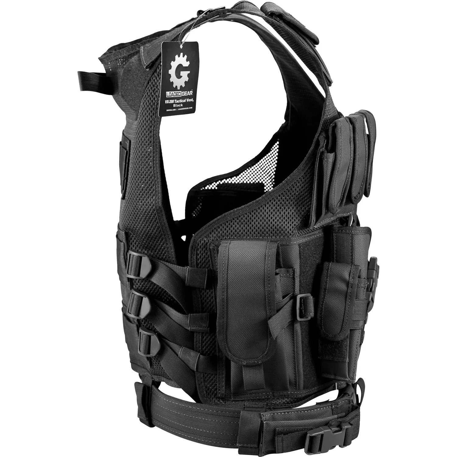 Barska Loaded Gear VX-200 BI12154 tactisch vest linkshandig verstelbaar