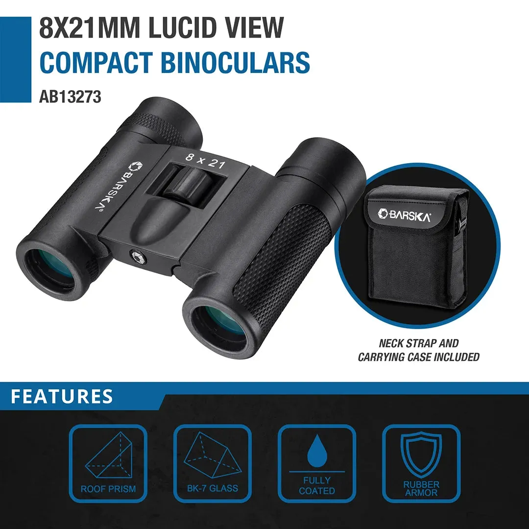 Barska Lucid View AB13273 verrekijker 8x21 compact 2e gen