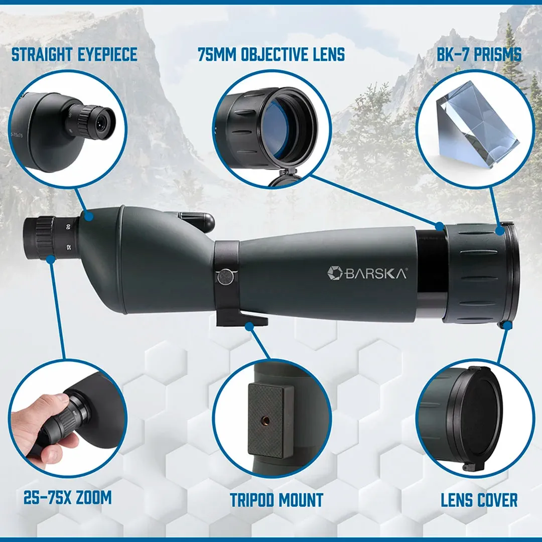 Barska Colorado CO10998 25-75x75 spotting scope recht