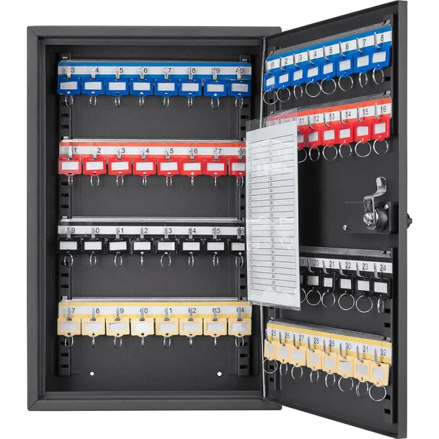 Barska CB13264 sleutelkast 64 sleutels combi zwart