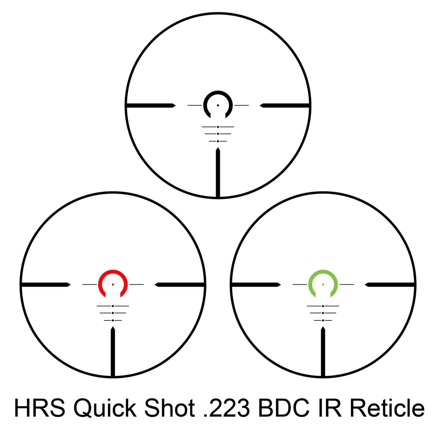 Barska Level 1-4x24 richtkijker HRS IR verlicht