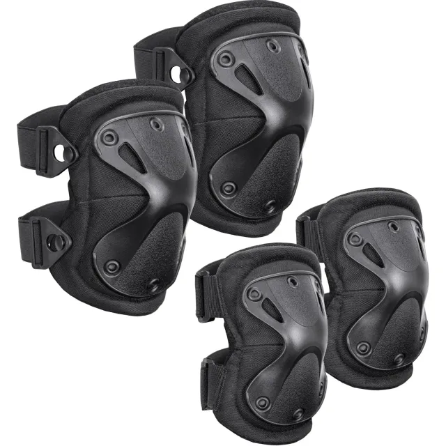 Barska Loaded Gear CX-400 knie- en elleboogbeschermers set harde schaal