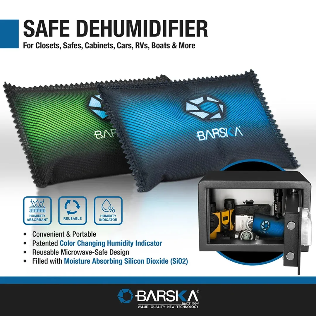 Barska herbruikbare ontvochtiger 2-pack blauw groen