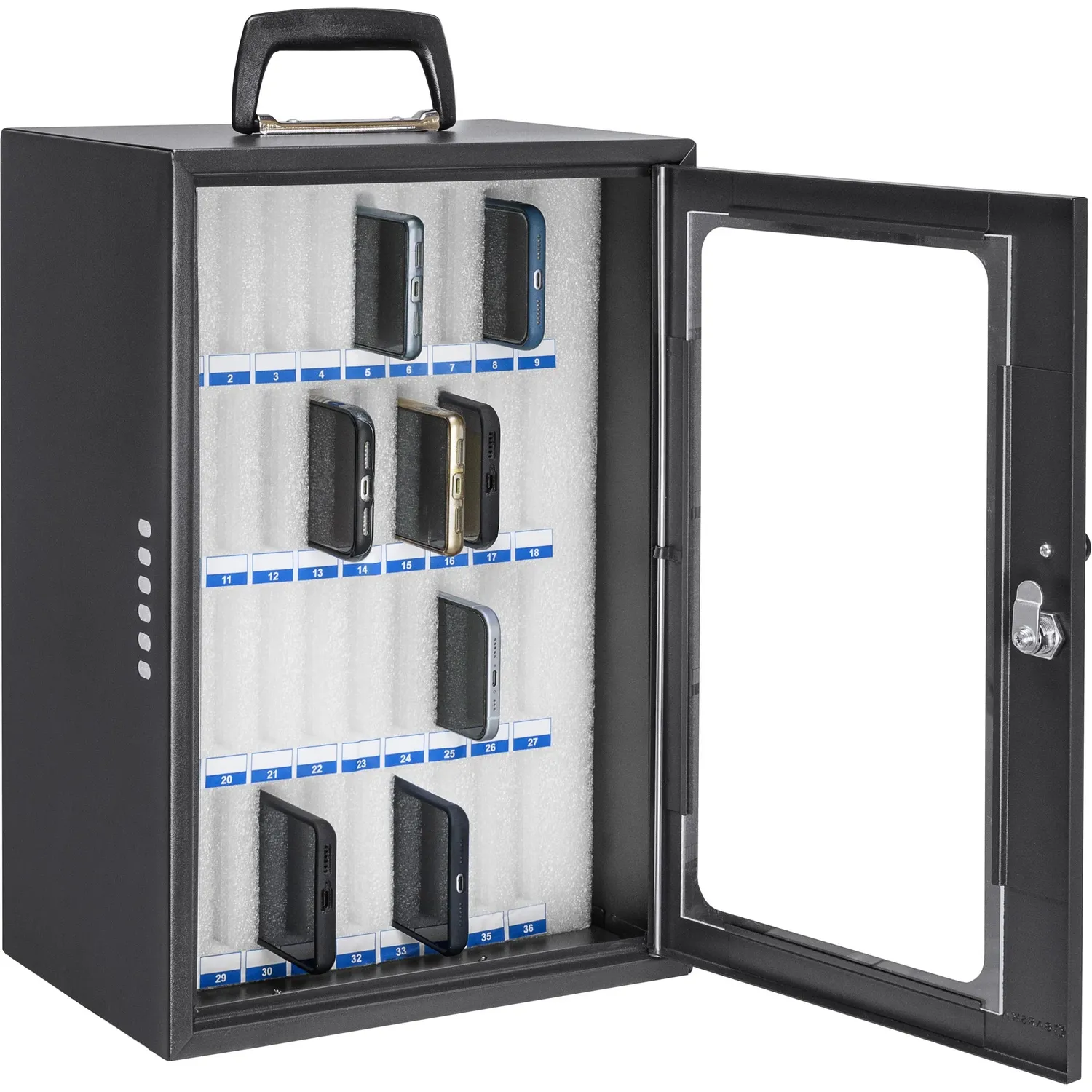 Barska CB14104 telefoon lockbox 36 vakken met sleutel