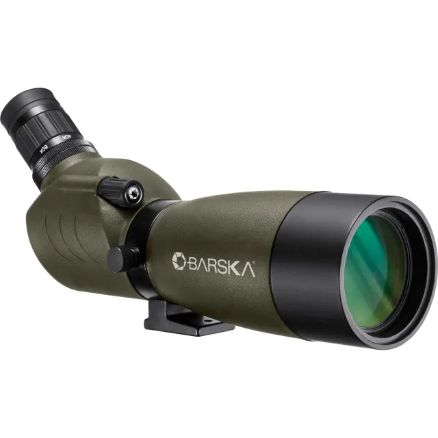 Barska Blackhawk 20-60x60 spotting scope groen angled