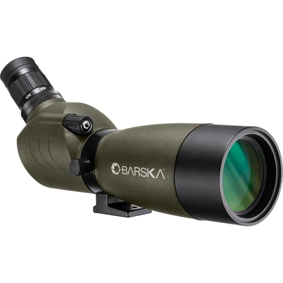 Barska Blackhawk 20-60x60 spotting scope groen angled