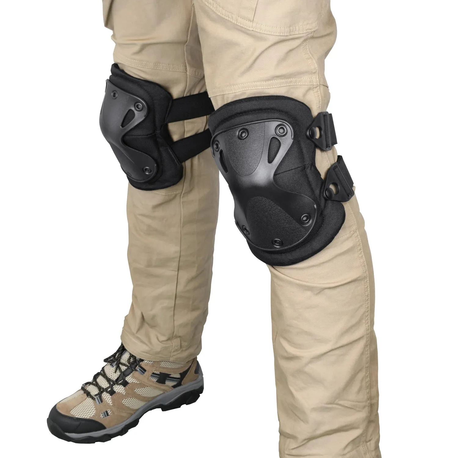 Barska Loaded Gear CX-400 knie- en elleboogbeschermers set harde schaal