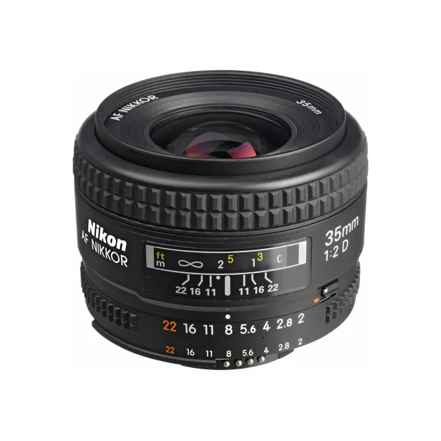 Nikon 35mm f2D objectief groothoek FX AF