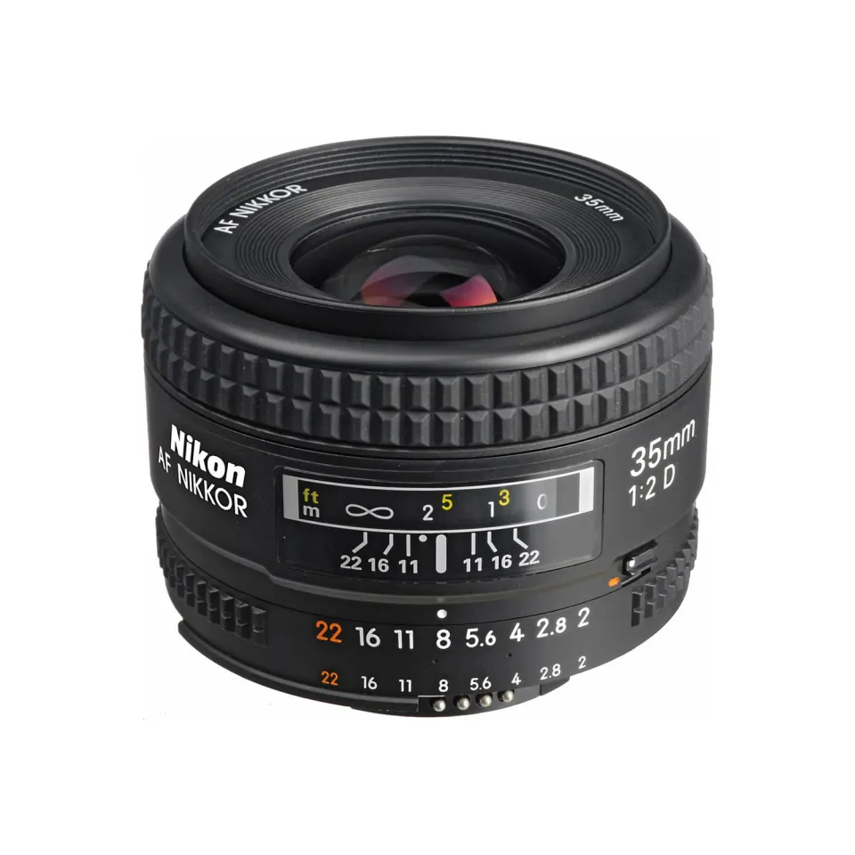 Nikon 35mm f2D objectief groothoek FX AF