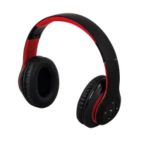 Maginon BTH-3 bluetooth koptelefoon zwart-rood bass