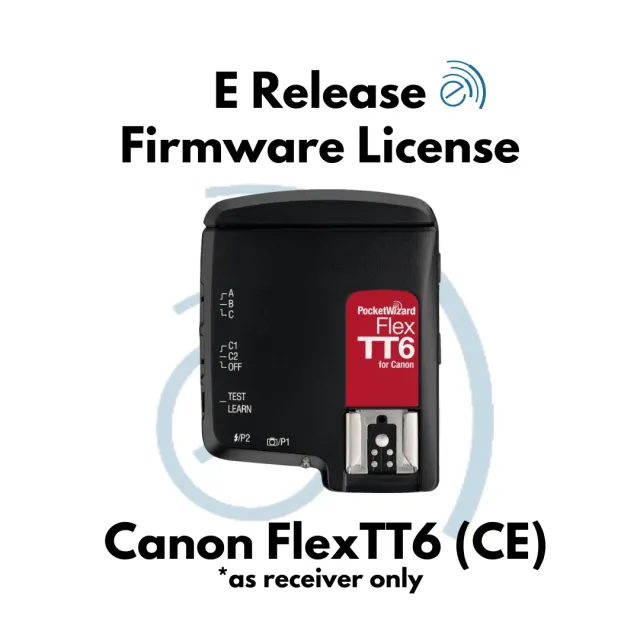PocketWizard FlexTT6 Canon E Release licentie CE