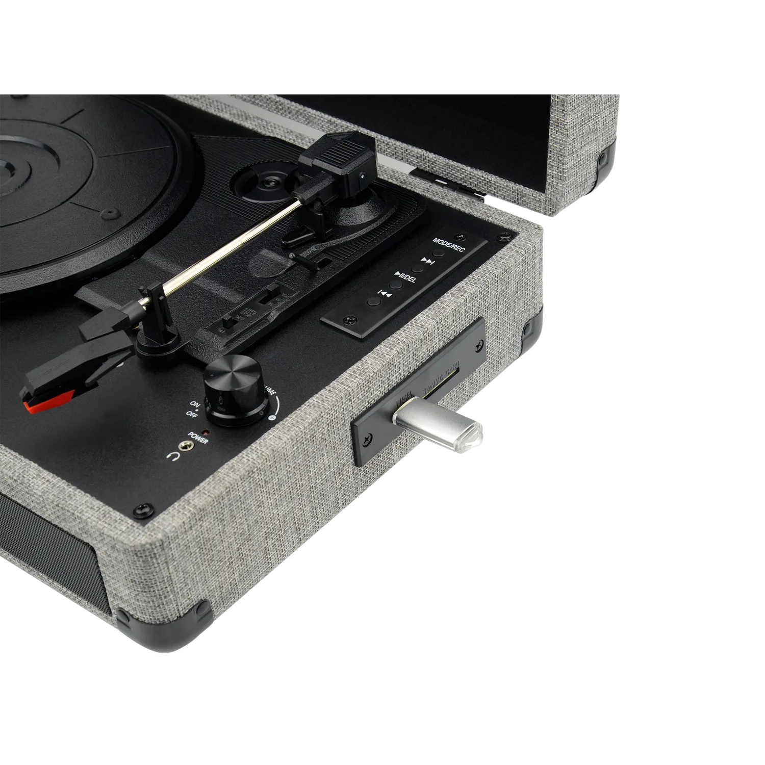 Maginon RRP-1 platenspeler grijs bluetooth B-ware koffer