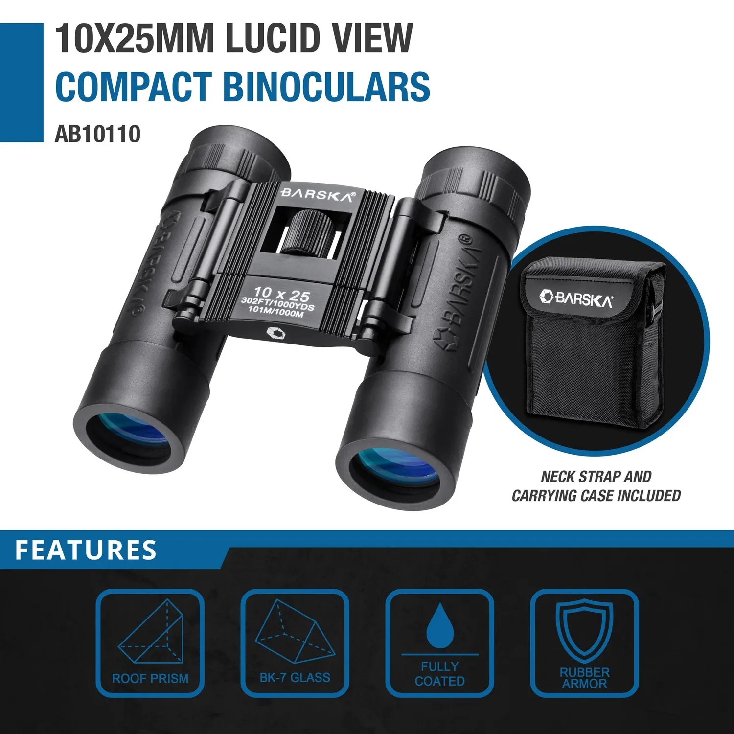 Barska Lucid View AB10110 verrekijker 10x25 compact