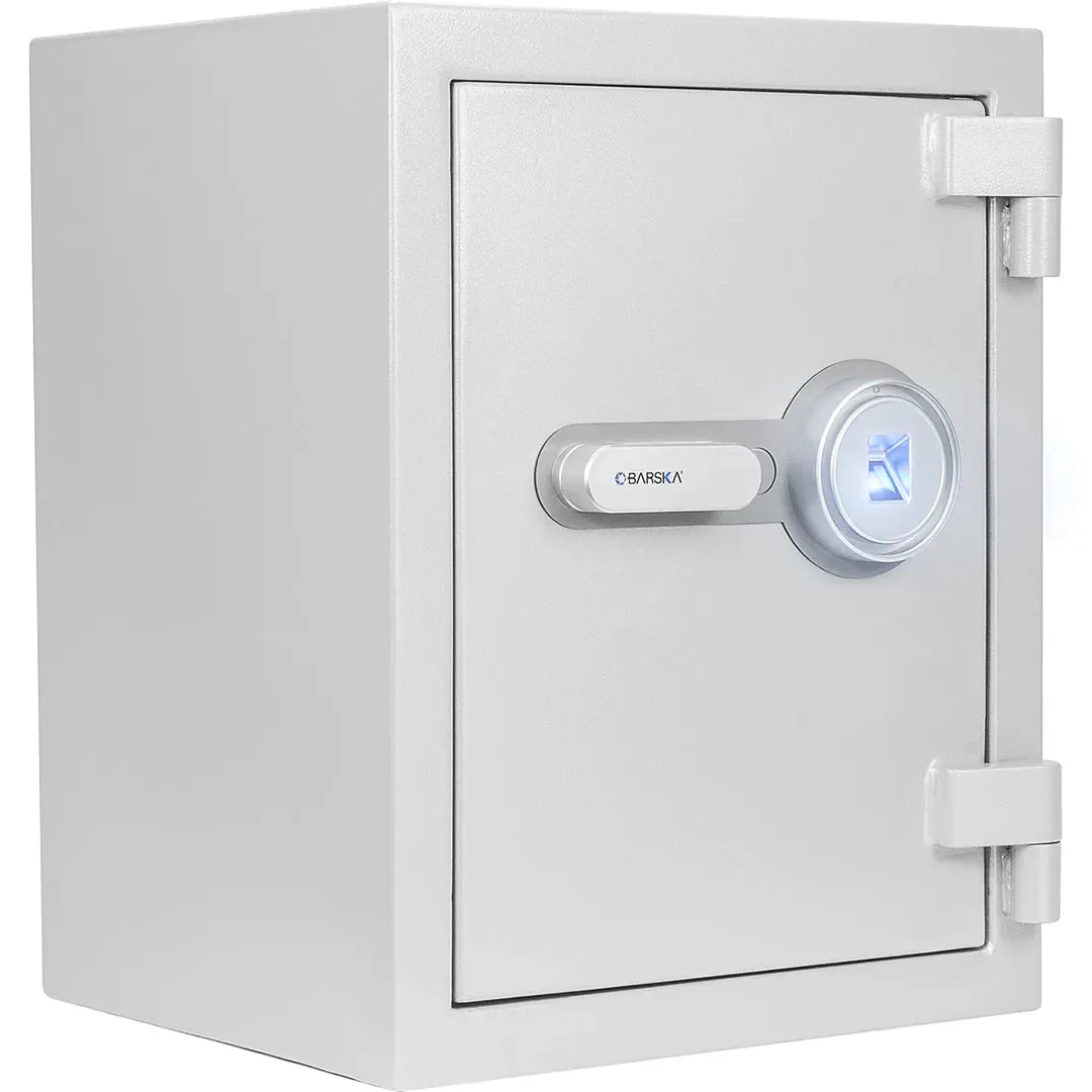 Barska AX13494 kluis biometrisch brandwerend grijs