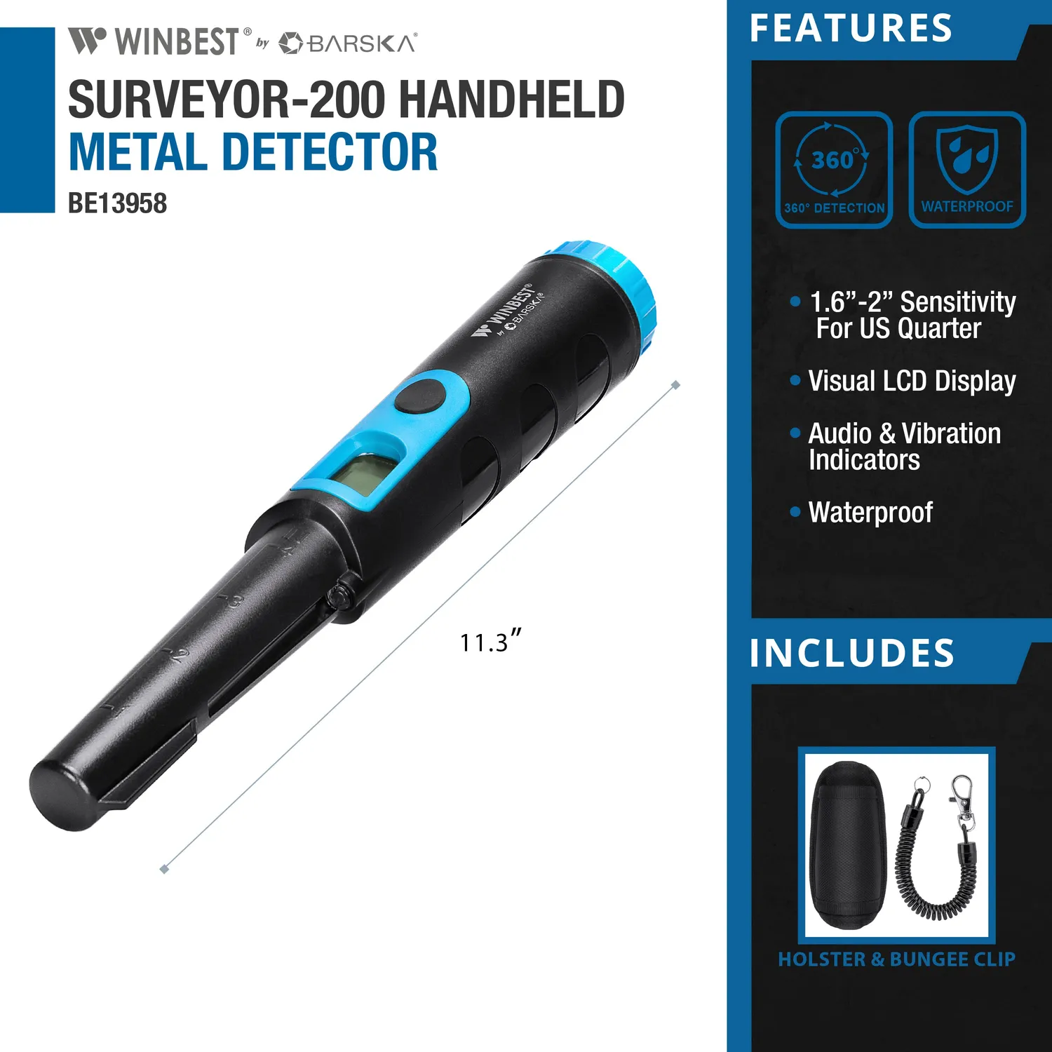 Barska Winbest Surveyor-200 metaaldetector handheld