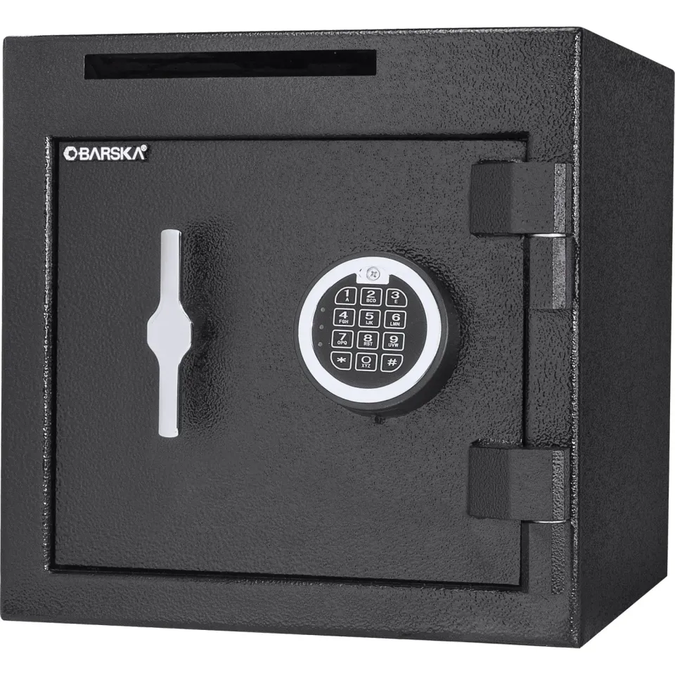 Barska AX13314 afstortkluis met codeslot staal