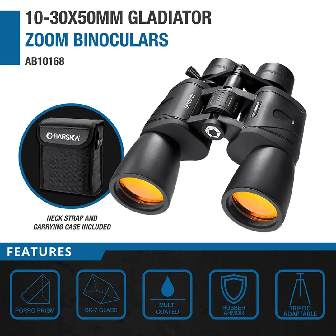 Barska Gladiator AB10168 verrekijker 10-30x50 zoom