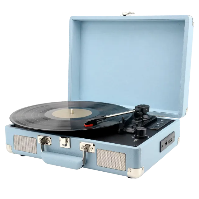 Maginon RRP-1 platenspeler blauw met bluetooth en usb