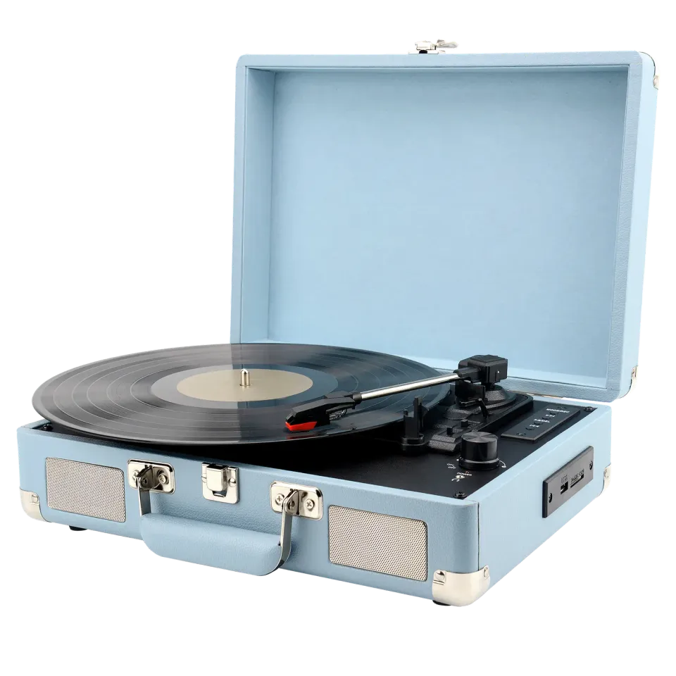 Maginon RRP-1 platenspeler blauw met bluetooth en usb