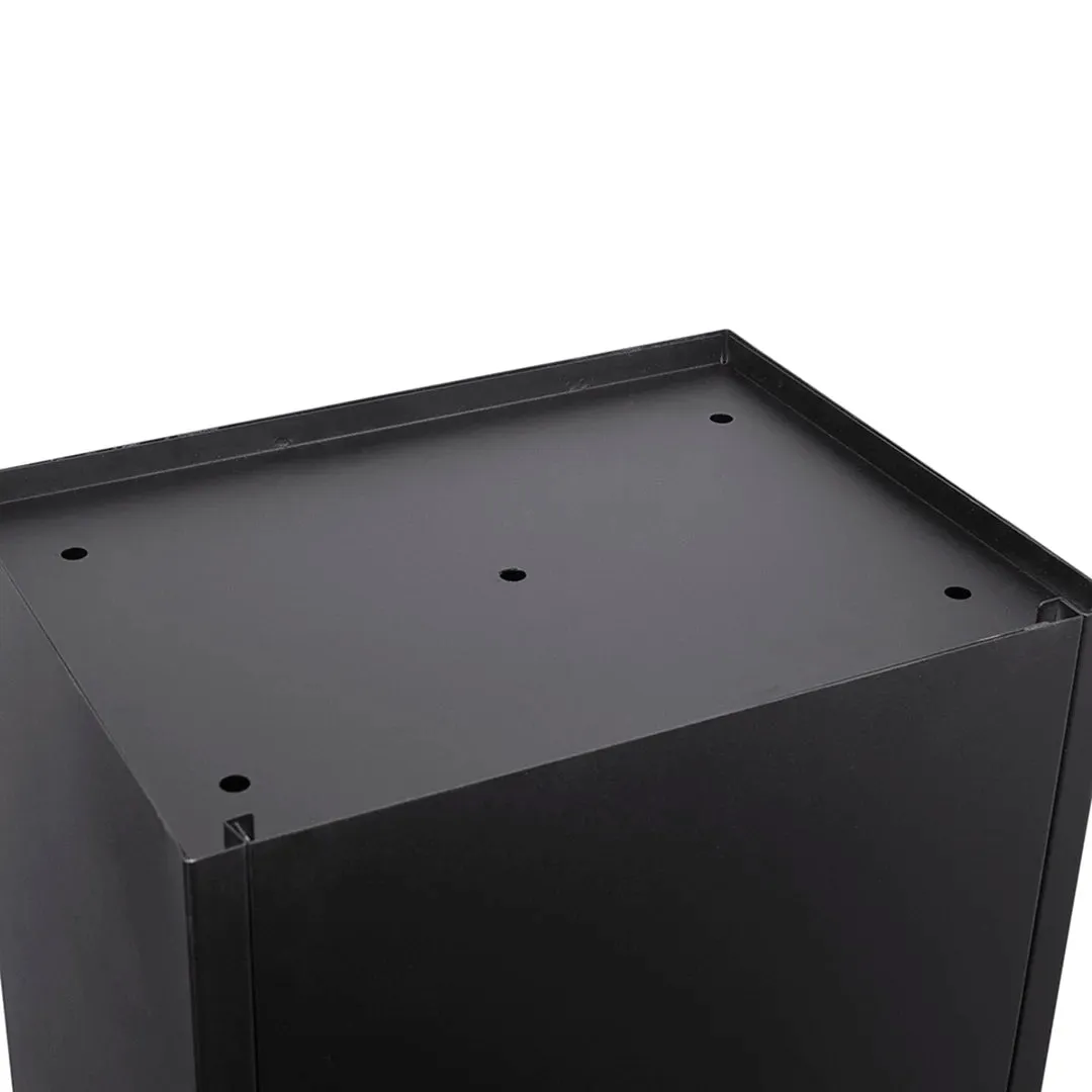 Barska MPB-600 pakketbox zwart staal met dubbel vak